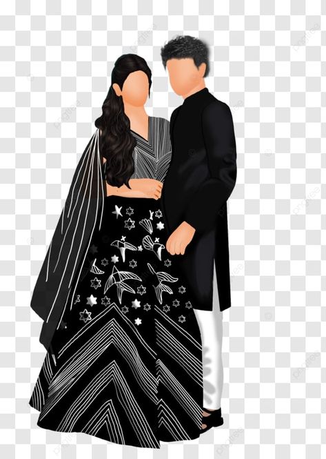 Reception Caricature, Sangeet Caricature, Couple Magazine, Indian Bridal Wear Red, Creative Wedding Invitations Design, Couple Illustration Wedding, Wedding Couple Cartoon, Digital Wedding Invitations Design, Caricature Wedding