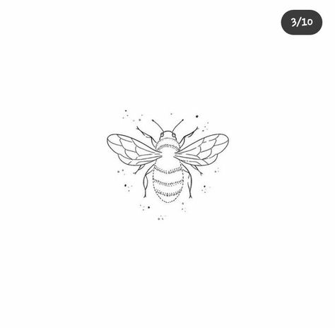 Bee Tattoos Ideas, Fine Line Bumble Bee, Line Work Bee Tattoo, Minimalistic Bee Tattoo, Honey Bee Tattoo Minimalist, Bee Tiny Tattoo, Bee Tattoo Linework, Linework Bee Tattoo, Fine Line Bee Tattoo Simple