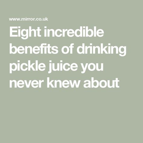 Eight incredible benefits of drinking pickle juice you never knew about Drinks Slushies, Benefits Of Pickle Juice, Pickle Juice Benefits, Drinking Pickle Juice, Speed Metabolism, Spicy Popcorn, Immune System Vitamins, Vinegar Cucumbers, No Sodium Foods