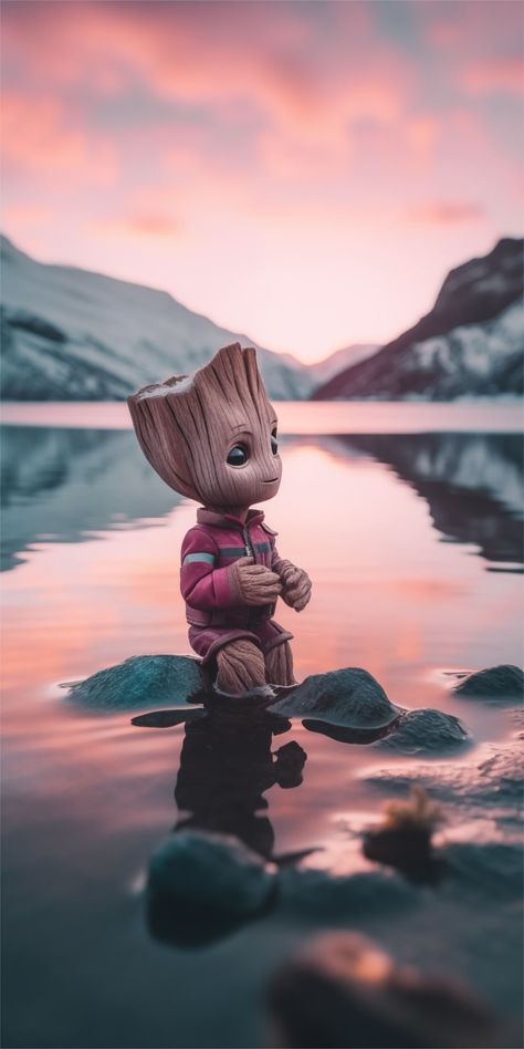 Baby Groot Wallpapers, Groot Marvel Art, Groot Wallpaper, Clouds Wallpaper Iphone, 3d Wallpaper Cute, Groot Marvel, Panther Art, I Am Groot, Cartoon Wallpaper Hd