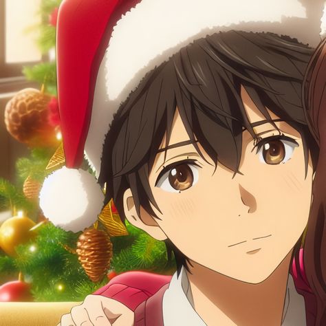 Christmas Couple Pfp Gl, Matching Icons Anime Couple Christmas, Christmas Cp Pfp Anime, Cute Anime Matching Pfp Couple Christmas, Christmas Couple Pfp, Matching Pfp Christmas Girl X Girl, Christmas Couple Pictures Anime, Christmas Matching Pfps Couple, Couple Pfps