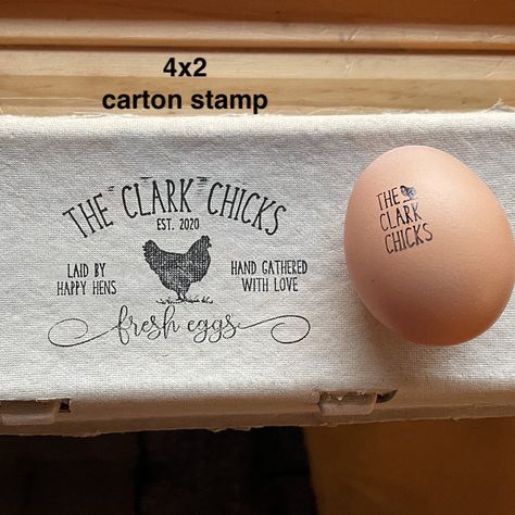 Egg Stamps, Backyard Chicken Coop, Chicken Coop Decor, Egg Stamp, Eggs For Sale, Chicken Coop Signs, Chicken Owner, Backyard Chicken Farming, Chicken Lover Gifts