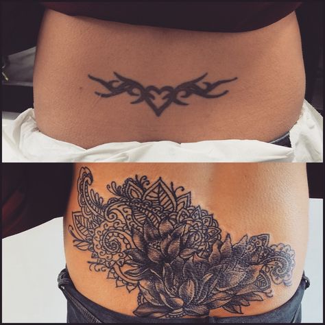 Cover Up Tattoos For Women, Coverup Tattoo, Tattoos Quotes, Girl Back Tattoos, Gladiolus Flower, Chest Tattoos, Spine Tattoos For Women, Geniale Tattoos, Shoulder Tattoos