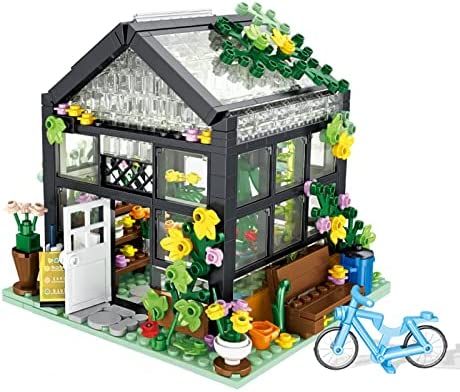 Store Architecture, Flower Cafe, Flower House, Flower Store, Lego House, House Building, Building Blocks Toys, Block Toys, Lego Friends