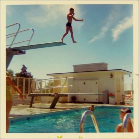 Diving Board, Family Album, Grand Palais, Vintage Life, Vintage Magazine, Vintage Summer, Vintage Photographs, Old Pictures, Vintage Colors