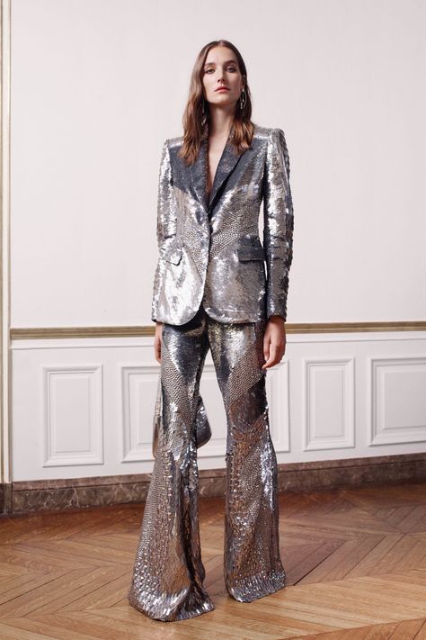 Mirrored Costume, Fashion Trend Report, 2019 Couture, Spring Couture, Luxury Wear, Disco Outfit, Vogue Australia, Couture Week, Alberta Ferretti