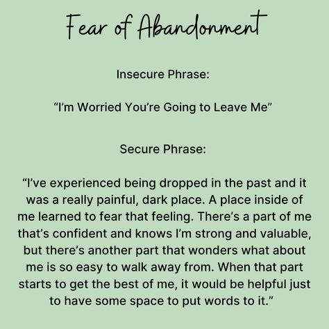 People fear abandonment for more than one reason, but everyone who fears abandonment has experienced feeling alone, either physically or with their painful feelings…..often in adulthood almost certainly during childhood. Being chronically emotionally abandoned is enough. This is the reason their bodies have learned to fear abandonment so intensely. #securelove #relationshipadvice Fear Of Abandonment Quotes, Feeling Abandoned Quotes, How To Express Your Feelings, Abandonment Quotes, Therapy Topics, Feeling Seen, Emotional Abandonment, Fear Of Abandonment, Abandonment Issues