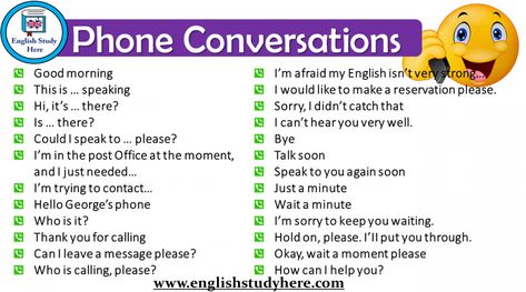 Talking on the Phone in English - Telephone Vocabulary and Phrases - Phone Calls in English English Dialogues, Good Conversation Starters, English Talking, Deep Conversation Starters, Phone Conversation, Fashion Quiz, Good Conversation, Other Ways To Say, Conversational English