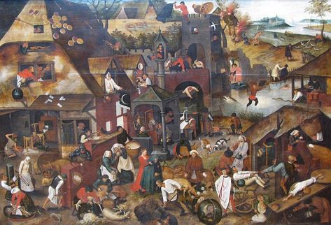 Pieter Bruegel's Proverbs Bruegel The Elder, Pieter Bruegel The Elder, Fleet Foxes, Pieter Bruegel, Google Art Project, Hieronymus Bosch, Paul Gauguin, Wooden Jigsaw Puzzles, Classic Paintings