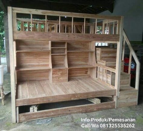 gambar desain tempat tidur tingkat, referensi tempat tidur tingkat, bentuk tempat tidur tingkat Bunk Beds, Bed, Furniture, Home Decor, Home Décor