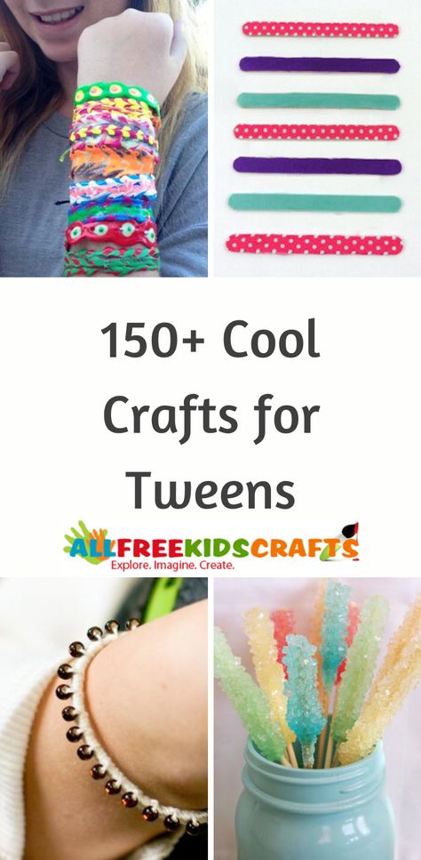 These fun crafts for middle schoolers and tweens will help your kids express themselves and be more creative! Easy Crafts For Teens, Diy Crafts For Teen Girls, Fun Summer Crafts, Diy Crafts For Teens, Crafts For Teens To Make, Happiness Is Homemade, Middle Schoolers, Camping Crafts, Crafts For Girls