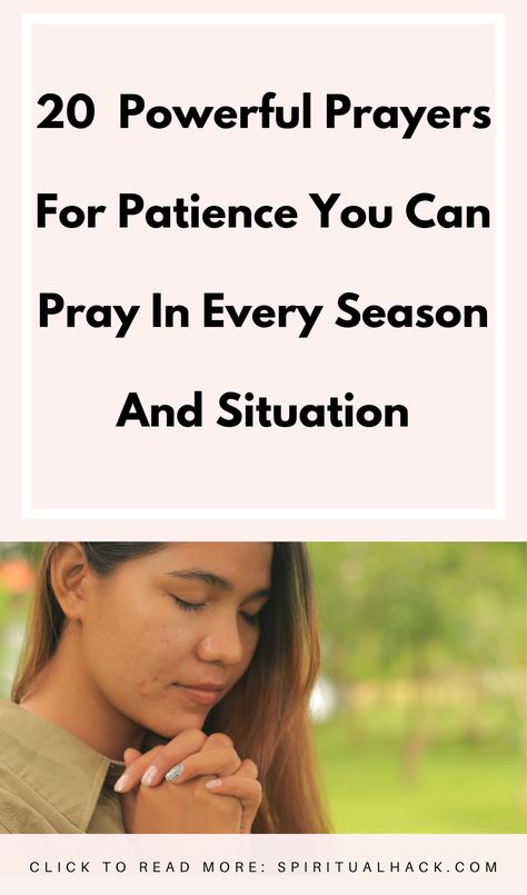 Prayer For Patience, Prayers For Patience, Prayer For Church, Prayers Of Encouragement, I Wait For You, Bible Study Topics, Powerful Prayers, Feeling Frustrated, Having Patience