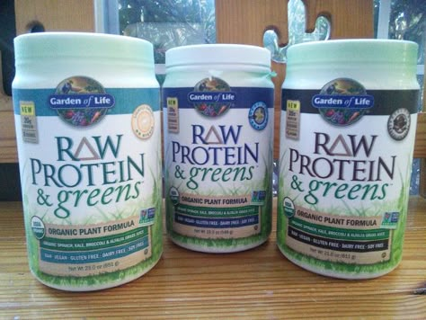 Garden of Life RAW Protein & greens! #protein #healthy #GardenofLife Green Shake Recipe, Protein Products, Green Shakes, Raw Protein, Quick Protein, Healthy Green Smoothies, Garden Life, Protein Shake Recipes, Nutrient Dense Food