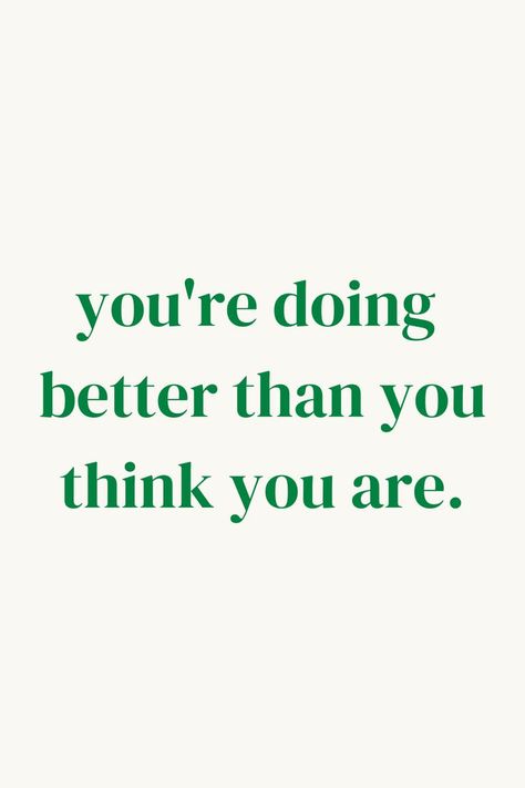 Something I remind myself everyday and something you all should hear. Moitvational quotes / daily affirmation / manifesting / words of encouragement Daily Reminder For Myself, Daily Affirmations Aesthetic Green, Christian Captions, Progress Quotes, Quotes Daily, Study Quotes, Positive Phrases, Work Motivation, Daily Affirmation