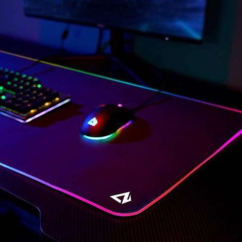 Neon Room, Usb Gadgets, Desk Ideas, Take My Money, Gaming Mouse Pad, Household Gadgets, Technology Gadgets, New Gadgets, Light Effect