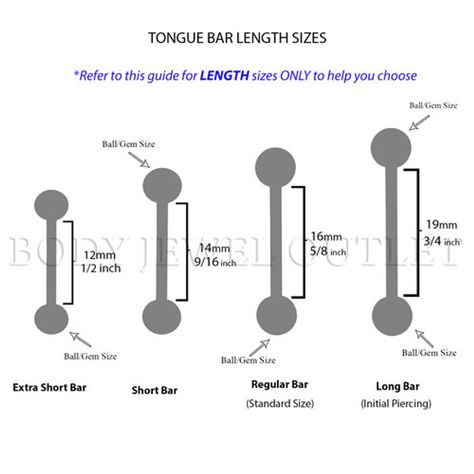 Tongue Bars, Tongue Piercing, Tattoos And Piercings, Size Guide, Piercings, Initials, Tattoos