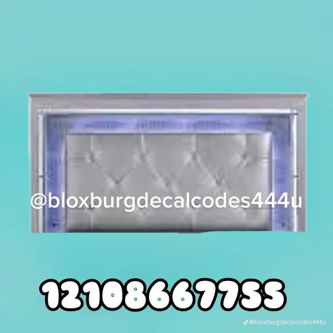 Bloxburg Bed Frames Codes, Roblox Bed Decals, Blocburg Headboard Codes, Pink Headboard Code Bloxburg, Staff Only Bloxburg Codes, Bloxburg Bed Backboard Decal Codes, Bloxburg Basketball Outfit Codes, Blue Bloxburg Bedroom, Bed Backboard Decals Bloxburg