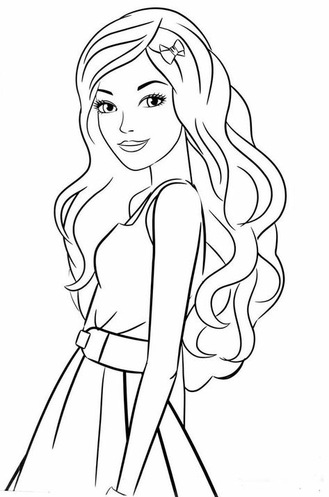 Barbie Drawing, Disney Princess Coloring Pages, Cute Eyes Drawing, Barbie Coloring, Barbie Coloring Pages, Princess Coloring Pages, Princess Coloring, Barbie Party, Disney Coloring Pages