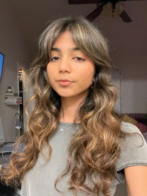 Golden Balayage, Fall Balayage, Hair Curtain, Face Framing Layers, Fall Hair Color, Curly Hair Cuts, Hair Colours, Hair Inspo Color, Good Hair