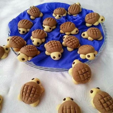 Turtle Cookies Recipe, Turtle Cookies, Fondant Figures, Cute Cookies, Food Crafts, Cookie Designs, Food Humor, Easter Recipes, Cookies Recipe