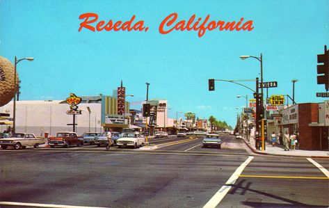 vintage sherman way & reseda california 1960's | Reseda Thea… | Flickr Reseda California, Real Estate Infographic, Ca History, Jackson Browne, San Fernando Valley, Vintage Los Angeles, Vintage California, San Luis Obispo, Party City