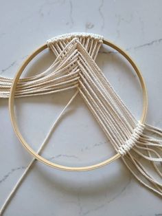 How To Make Modern Macrame Wall Hanging on Embroidery Hoop – GrowIt BuildIT Diy Crafts With Embroidery Hoop, Small Macrame Hoop Wall Hanging, Macrame On Embroidery Hoop, How To Make Yarn Hoop Wall Hanging, Boho Embroidery Hoop, Hula Hoop Macrame, Macrame Circle Wall Hanging Diy, Macrame Hoop Wreath, Hoop Yarn Art