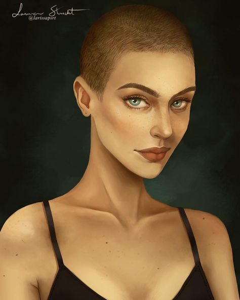 Supreme Commander Juliette Ferrars from the Shatter Me series by @taherehmafi . . #julietteferrars #shatterme #shattermeseries #painting…  Finally someone drew her with her buzzcut Warnette Fanart, Juliette Ferrars, Shatter Me Quotes, Tahereh Mafi, Aaron Warner, Shatter Me Series, Shatter Me, I Series, Book Things