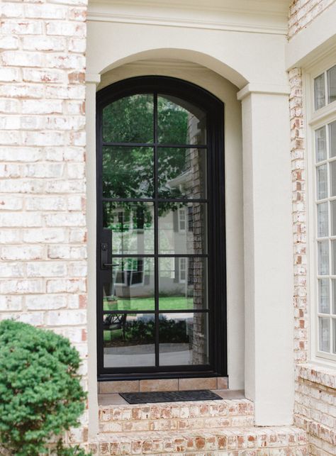 Project Gallery Listing - Clark Hall Doors & Windows Entryway Door Ideas, Iron Front Doors, Contemporary Exterior Doors, Contemporary Entry Doors, Arched Front Door, Double Front Entry Doors, Custom Exterior Doors, Entryway Door, Iron Front Door