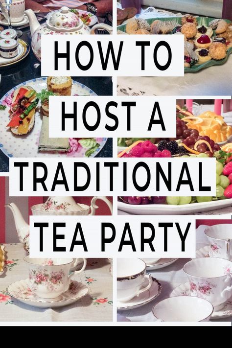 Traditional Tea Party, Host A Tea Party, Scones And Clotted Cream, Serving Buffet, Tea Party Ideas, Books And Tea, Roast Beef Sandwich, Scone Recipes, Making Iced Tea