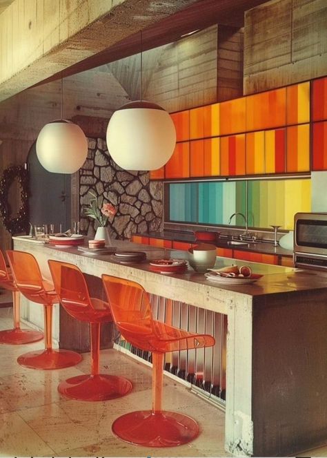 70s Coffee Shop, 70s Cafe, Coffee Shop Furniture, Friends Coffee, Coffee Book, Orange Coffee, 70s Aesthetic, Brown Coffee, Coffee And Books