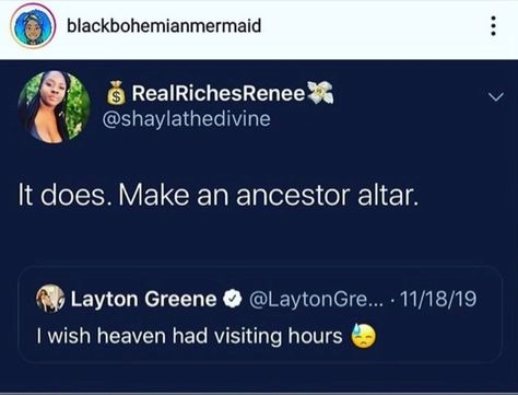 🇵🇷🇩🇴🇮🇹𝓙𝓮𝓷𝓷𝓲𝓮🔮✨ on Instagram: “Yasss 👏🏽 Set up an altar talk to them . Pray to them. Ask them for protection & guidance. #ancestoraltar #ancestor #altar #ancestors…” Working With Ancestors, Ancestor Altar, Billy Wirth, Highest Good, Ancient Wisdom, Good Reads, Spirit Guides, Fall 2024, Genealogy