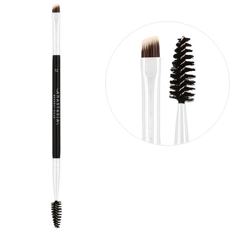 Brush #12 - Anastasia Beverly Hills | Sephora Benefit Cosmetics Brow, Anastasia Beverly Hills Brow, Threading Eyebrows, Anastasia Brow, Brow Brush, Anastasia Beverly Hills Makeup, Angled Brush, Eyeliner Brush, Eyebrow Brush