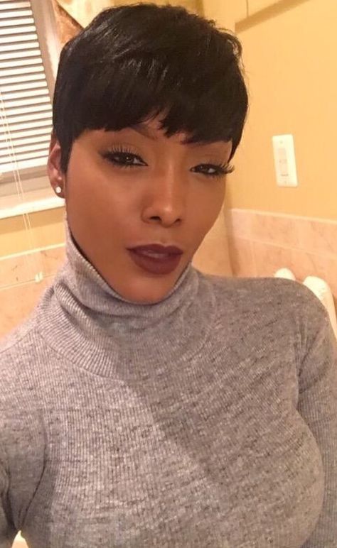 Gorgeous Haircuts, Bob Ombre, Classic Pixie, Cut Life, Short Sassy Hair, Sassy Hair, Haircuts Short, Short Black Hairstyles, Hairstyles For Black Women