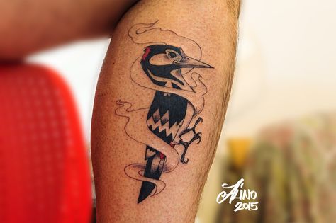 Woodpecker Tattoo, Cute Small Tattoos, Under My Skin, Small Tattoos, Tatting, Tattoos, Drawings, Hair