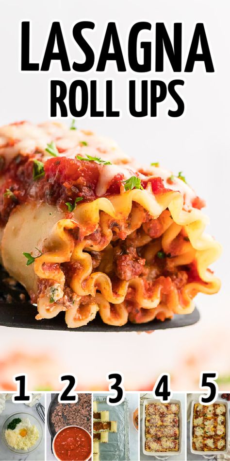 Pasta Meatsauce, Easy Lasagna Roll Ups, Meat Pasta Sauce, Noodles Lasagna, Recipes With Lasagna Noodles, Making Lasagna, Lasagna Roll Ups, Chicken Bacon Ranch Pasta, Beef Lasagna