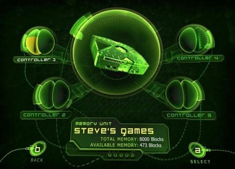 | Original Xbox UI - 2001 | Instagram Xbox Ads, Gabe Core, Ui Game Design, Xbox Aesthetic, Dark Aero, Old Xbox, Kingdom Hearts Wallpaper, Glitch Mode, Hearts Wallpaper