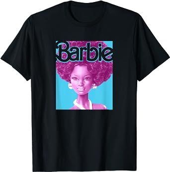 Barbie - Afro Barbie - Dolled Up T-Shirt, Multiple colors! Afro Barbie, Barbie Top, Barbie Cartoon, Graphic Print Shirt, Barbie Party, Black Barbie, Vintage Barbie Dolls, Barbie Movies, Vintage Barbie