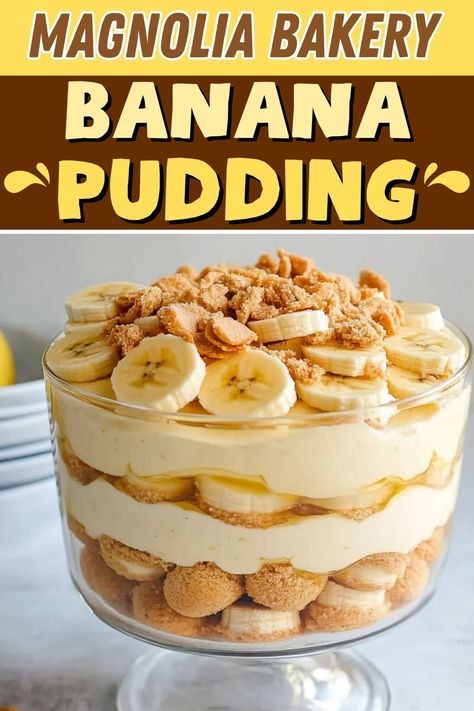 Recreate the famous Magnolia Bakery banana pudding right in your own kitchen! The layers of bananas, pudding, and Nilla wafers are just to die for! Small Banana Pudding Recipe, Pudding From Scratch Recipe, Magnolia Banana Pudding Recipe, Nilla Wafer Banana Pudding, Pudding From Scratch, Banana Pudding From Scratch, Easy Banana Pudding Recipe, Magnolia Bakery Banana Pudding, Banana Pudding Desserts