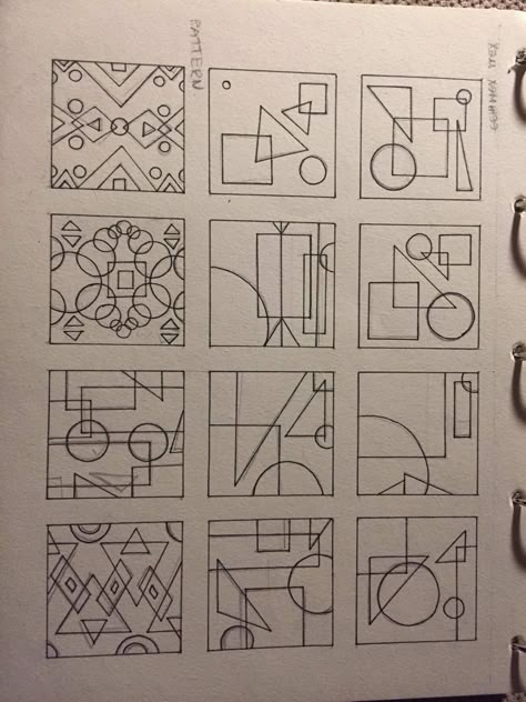 Compostions Of Shapes, 2d Composition Architecture, Basic Shapes Composition, Basic Design Geometric, 2d Composition Geometric Shapes, Geometric Designs Art Creative, 2d Design Composition Geometric, Symmetrical Balance Drawing, Different Shapes Design