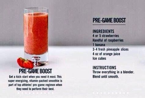 Pre-Game Boost Smoothie Pre Workout Smoothie, Juice Ice Cubes, Workout Smoothies, Pre Game, Smoothie Shakes, Pre Workout, Smoothie Drinks, Healthy Smoothies, Om Nom