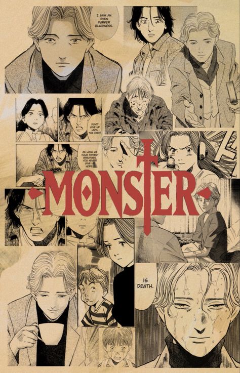 Monster manga wallpaper Monster Manga Wallpaper, Monster Manga, Monster Anime, Manga Wallpaper, Arte Van Gogh, Anime Monsters, Photographie Portrait Inspiration, Bd Comics, Anime Reccomendations