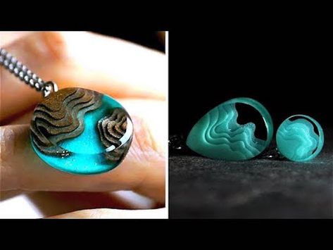 Resin Jewelry Tutorial, Jewelry 2023, Resin Creations, Island Jewelry, Wire Jewelry Tutorial, Resin Jewelry Making, Jewellery Moulds, Diy Resin Art, Resin Beads