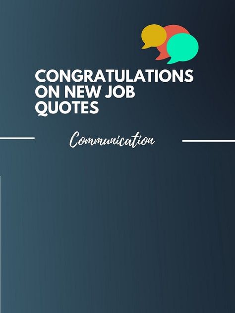 We should congratulate our family members, friends, and colleagues for getting a new job. Best Congratulations on New Job Quotes Congratulations For Job, Job Quotes Funny, Congrats On Your New Job, Congrats New Job, Congrats On New Job, Good Luck Messages, New Job Wishes, Inspirational Song Lyrics, New Job Quotes