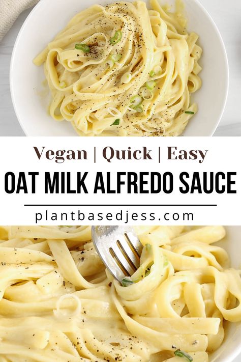 Simple Dairy Free Lunch Ideas, Non Dairy Cream Sauce For Pasta, Non Dairy Creamy Pasta, Vegan Creamy Garlic Sauce, Vegan Pasta Sauce Recipes Easy, Homemade Dairy Free Alfredo Sauce, Dairy Free Sauces Pasta, Plant Based Alfredo Sauce, Dairy Free Creamy Pasta Sauce