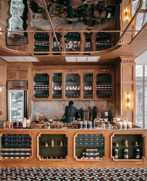 Eclectic Restaurant, Counter Design, Hotel Project, Coffeehouse, Bar Interior, Coffee Shop Design, Design Exterior, Restaurant Interior Design, Hospitality Design