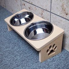 | OK.RU Pet Bowls Stand, Dog Bowl Holder, Dog Feeding Station, Cat House Diy, Dog Bowl Stand, Wood Dog, Dog Projects, Dog Furniture, Cat Room