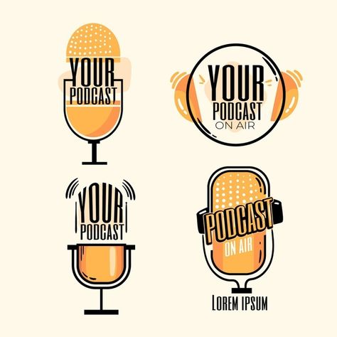 Voiceover Logo, Podcast Logo Ideas Aesthetic, Podcast Aesthetic Logo, Podcast Logo Design, Podcast Logos, Podcast Logo Design Inspiration, Podcast Logo Ideas, Podcast Logo, Podcast Logo Design Graphics