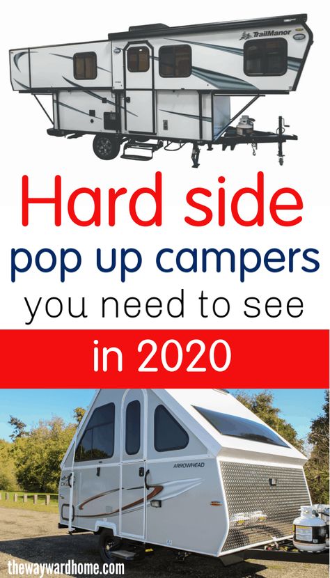 Best Pop Up Campers, Pop Up Campers, A Frame Camper, Pop Up Truck Campers, Small Travel Trailers, Travel Camper, Travel Trailer Camping, Tiny Camper, Tent Campers