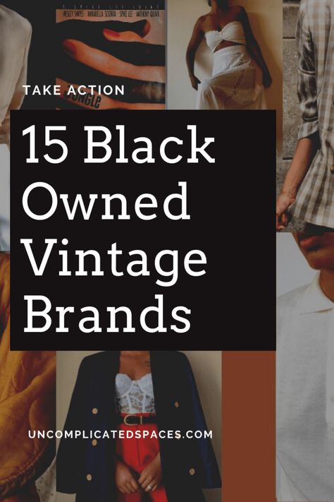 Vintage Brands, Help The Planet, Unapologetically Black, Black Entrepreneurs, Support Black Business, Black Bloggers, Vintage Thrift, All Black Everything, Black Community