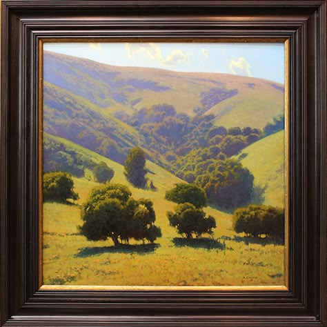 The Beauty of California by Kevin Courter Oil ~ 24 x 24 American Landscape, Nature Artists, Beautiful Landscape Photography, Oil Painting Texture, Plein Air Paintings, Artist Gallery, Landscape Artist, Wildlife Art, Oil Painting Landscape